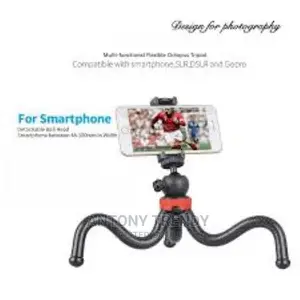 Original Flexible Octopus Tripod Pod With Phone Holder Clip