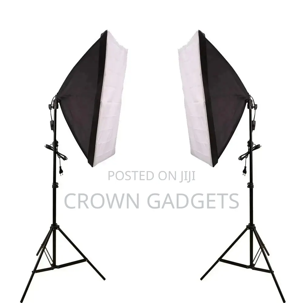 Photography Video Studio Lighting 50*70cm Soft Box + 4-Socke