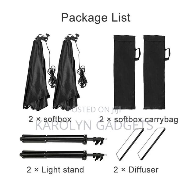 Photo Video Studio Lighting E27 Lamp Holder Softbox Stand