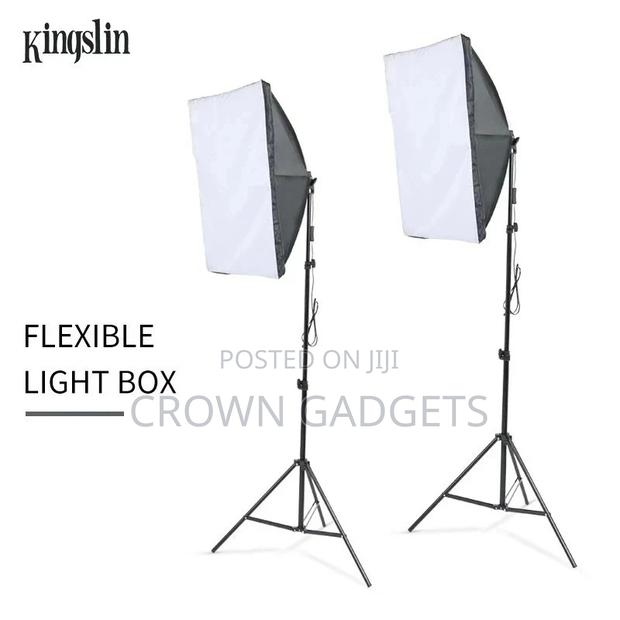 Studio Lighting Kit 4-Socket E27 Lamp Holder Softbox - main view