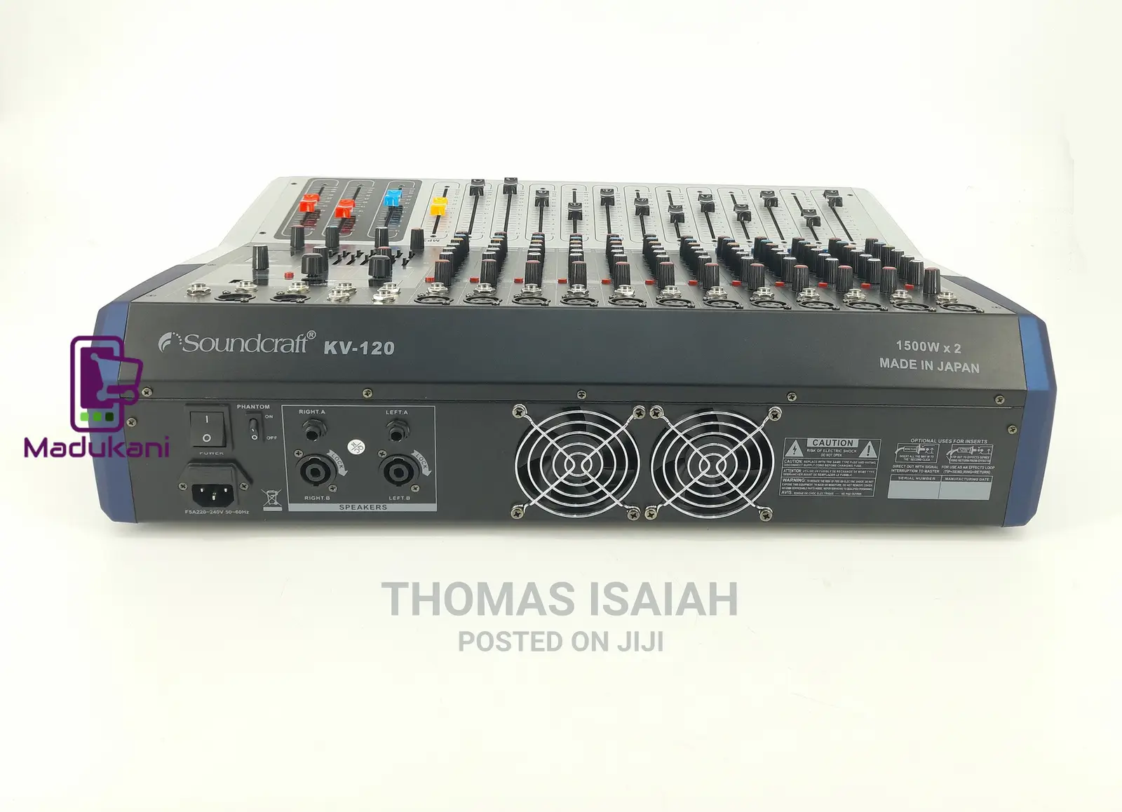 Soundcraft KV120 12 Channel Powered Pro Mixer