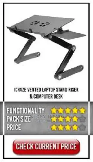 Adjustable Laptop Stand – Portable Lightweight Standing Lap