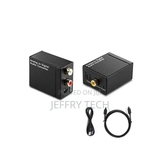 EDD Digital Optical Toslink SPDIF Coax to Analog L/R RCA Aud