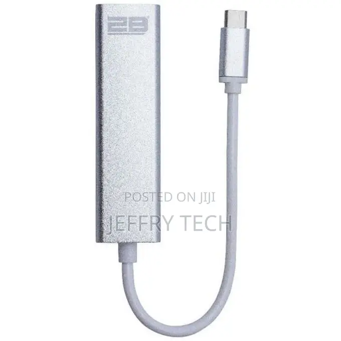 2B USB Type-C Hub With 4 Usb Ports - Silver
