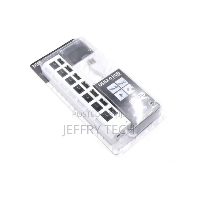 7-Port Hub Hub, Practical, Convenient and Practical.