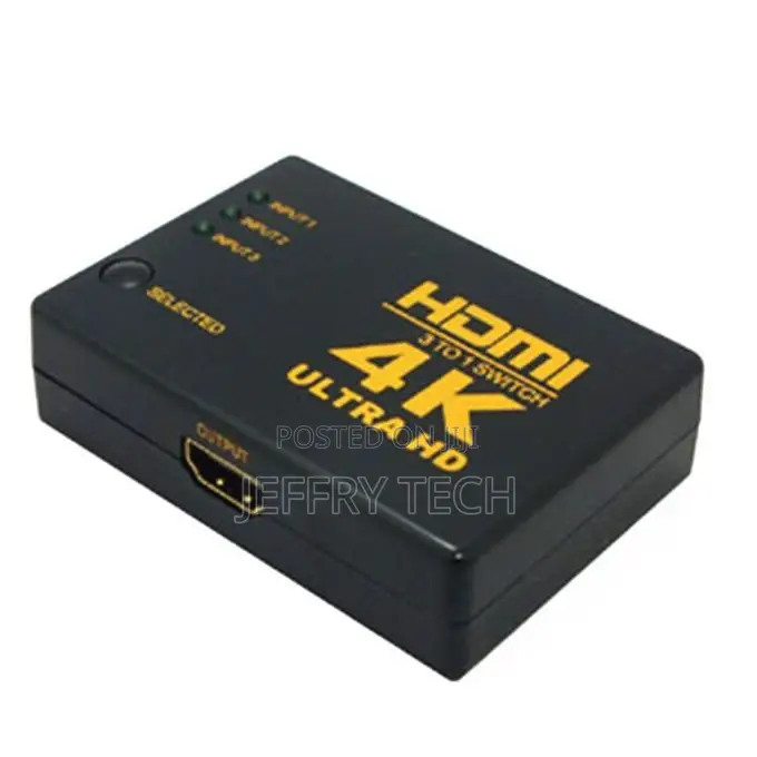 Professional 4K 2K HD 3 in 1 Out HDMI Switch Hub Splitter TV
