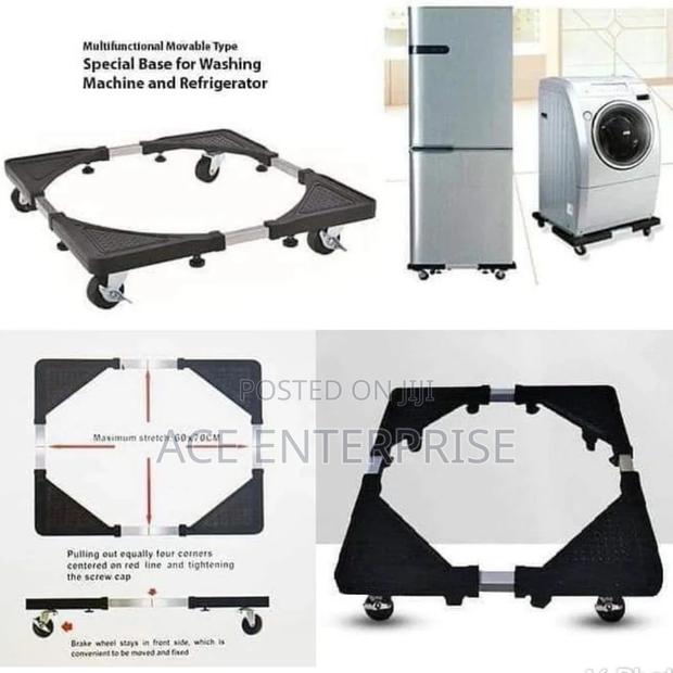 Washing Machine Stand With Wheels - main view