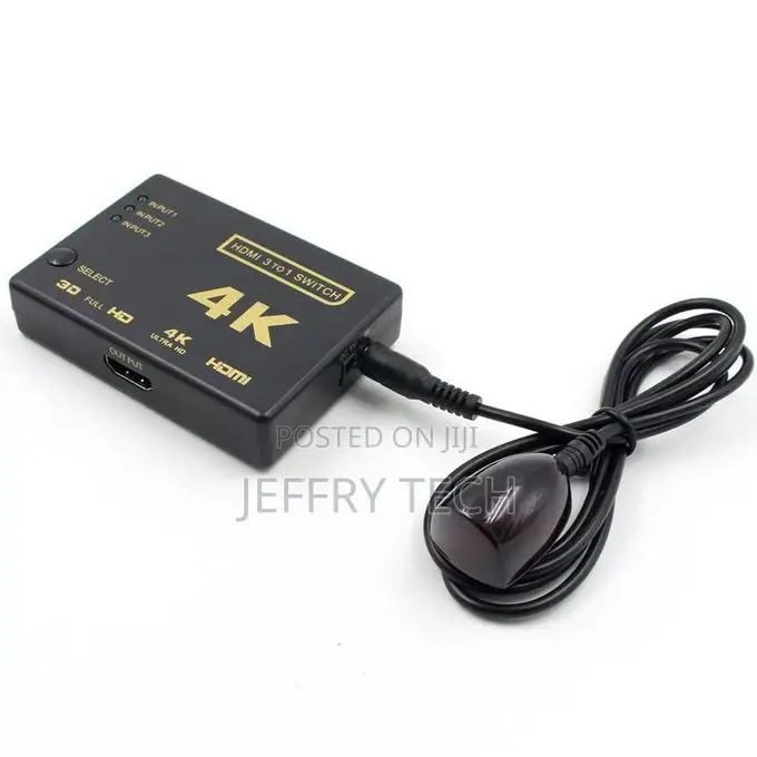Professional 4K 2K HD 3 in 1 Out HDMI Switch Hub Splitter TV