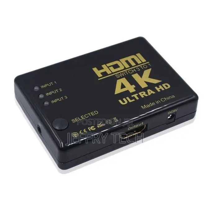 Professional 4K 2K HD 3 in 1 Out HDMI Switch Hub Splitter TV
