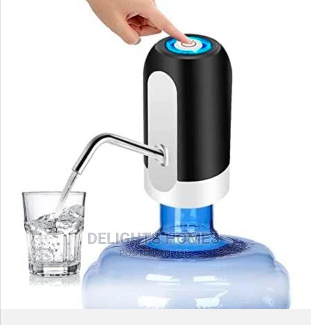 Rechargeable Water Bottle Pump-Metalic*