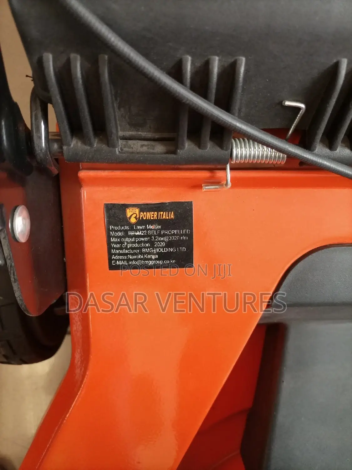 Power Italia Lawn Mower 6.5hp