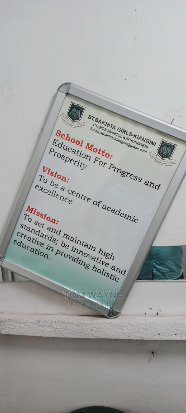 Snapper Frame Fixed With School Motto and Core Values Poster - main view