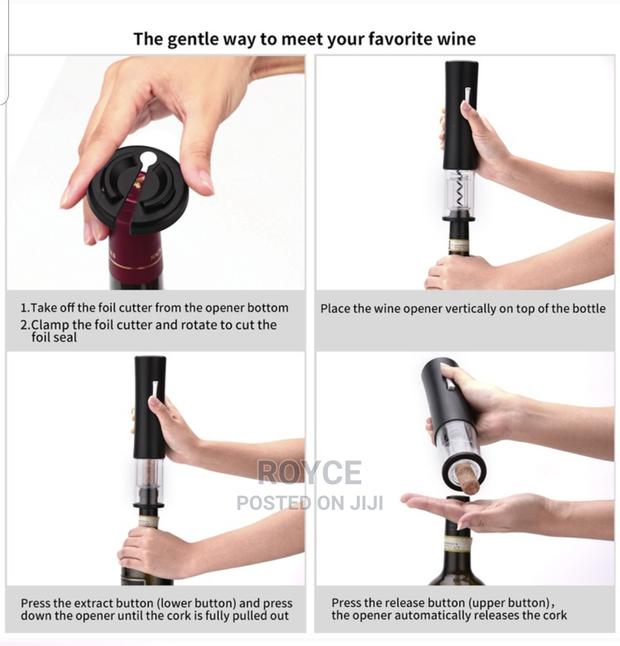 4 In 1 Electric Wine Bottle Opener Set - thumbnail 8