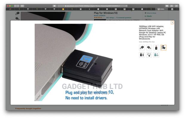 Wireless Adapter USB Wireless Adapter With CD Drivers - thumbnail 3