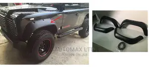 Land Rover, Defender: TD4 TD5: Black Wheel Fender Flares