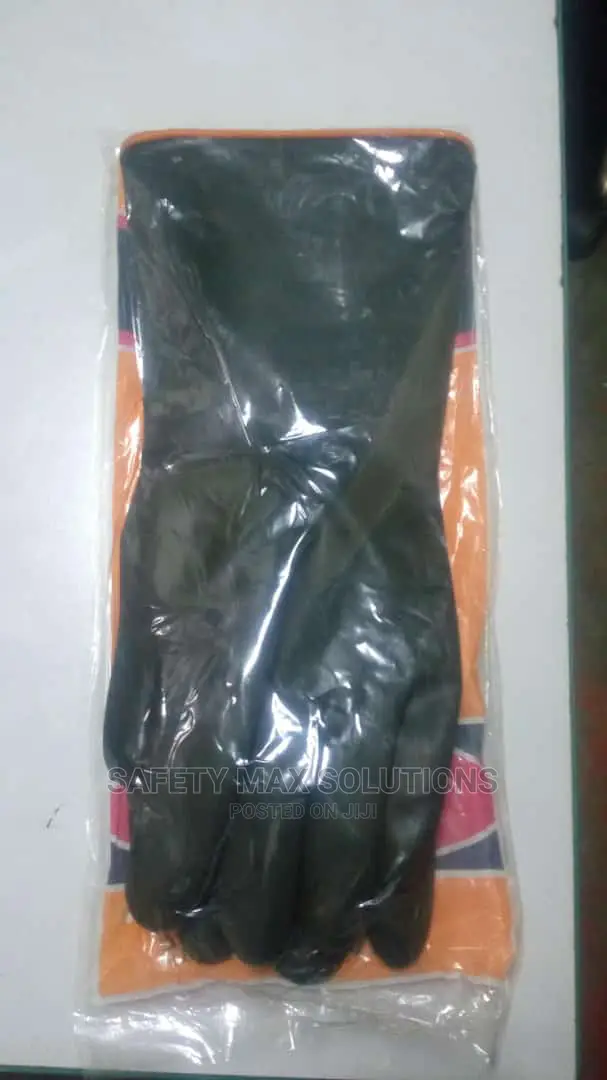 Safety Sun Rubber Gloves Chemical Gloves