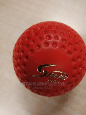 Hockey Ball Dimples Red Sparo