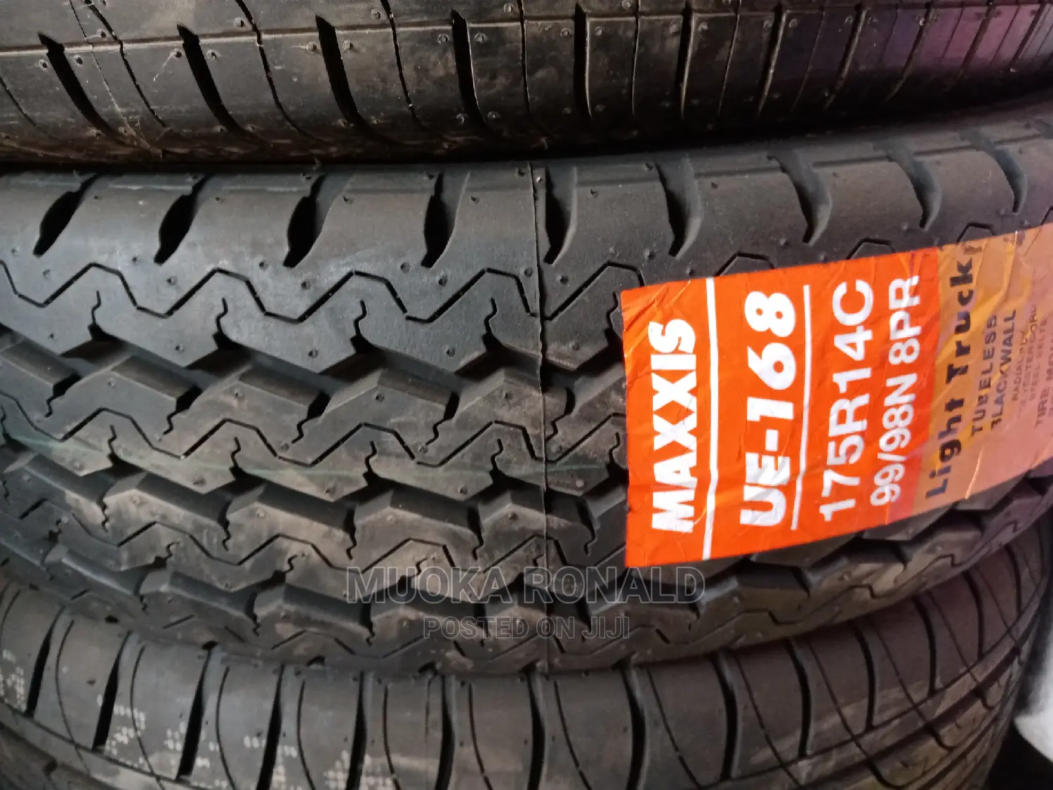 175R14C Maxxis Tyre (Ue-168) 8pr Made in Thailand