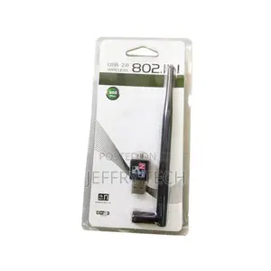 Usb Wireless Adapter With Antenna 300mbps 802.11 B/G/N 2.4gh