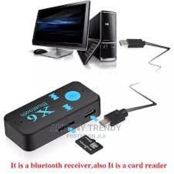 Amazing X6 Car Bluetooth 3.5mm AUX Audio Music Hands-Free Ad