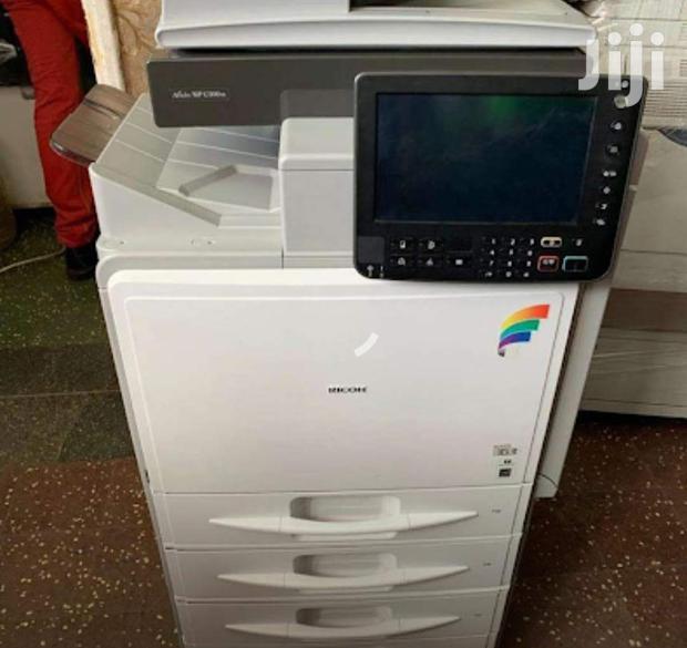 Coloured Ricoh Aficio Mp C 300 Photocopier Machine - main view