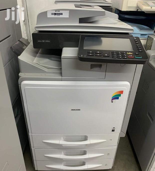 Coloured Ricoh Aficio Mp C 300 Photocopier Machine - main view