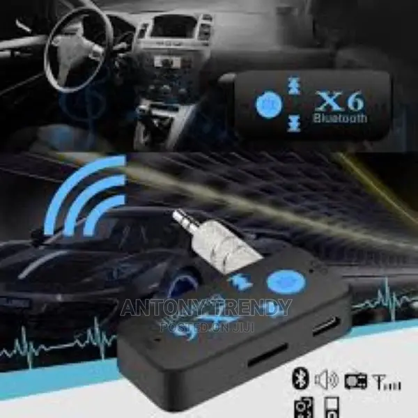 Easy to Connectx6 Wireless 3.5mm AUX Audio Receiver Bluetoot