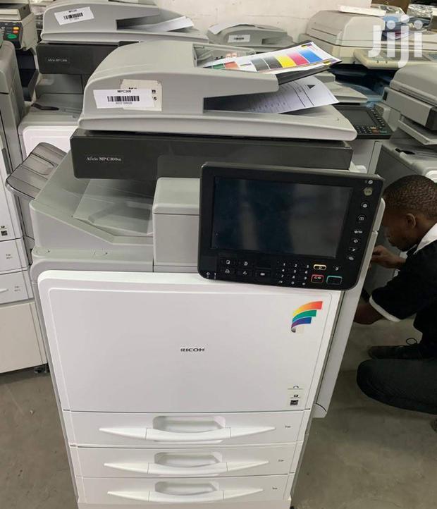 Coloured Ricoh Aficio Mp C 300 Photocopier Machine