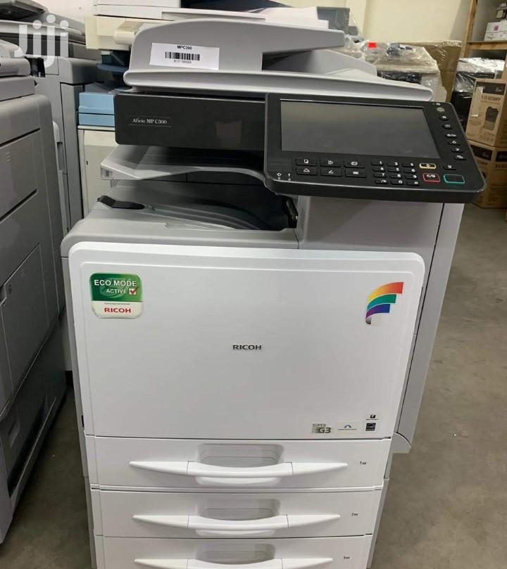 Coloured Ricoh Aficio Mp C 300 Photocopier Machine