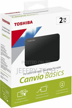 Toshiba Canvio - 2TB 2.5 "USB 3.0 2.0 External Hard Drive