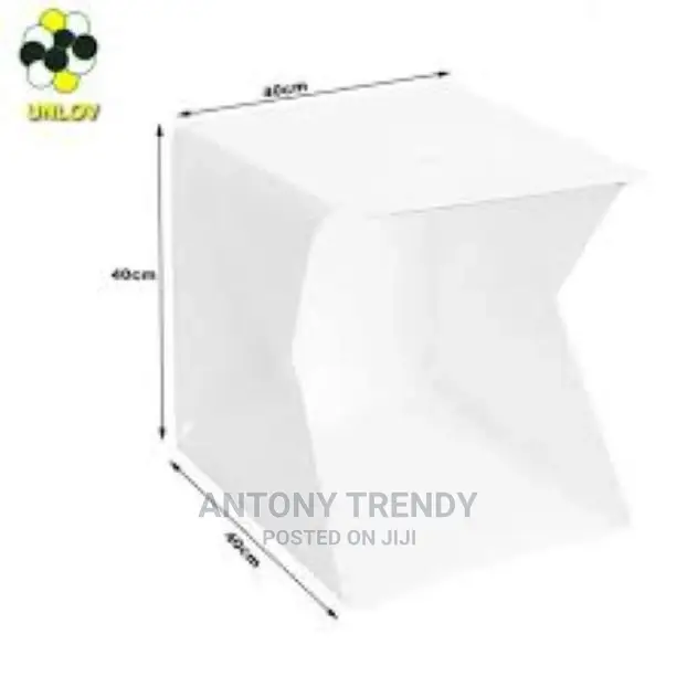 40 Portable Folding LED Light Box Green Material With Backd