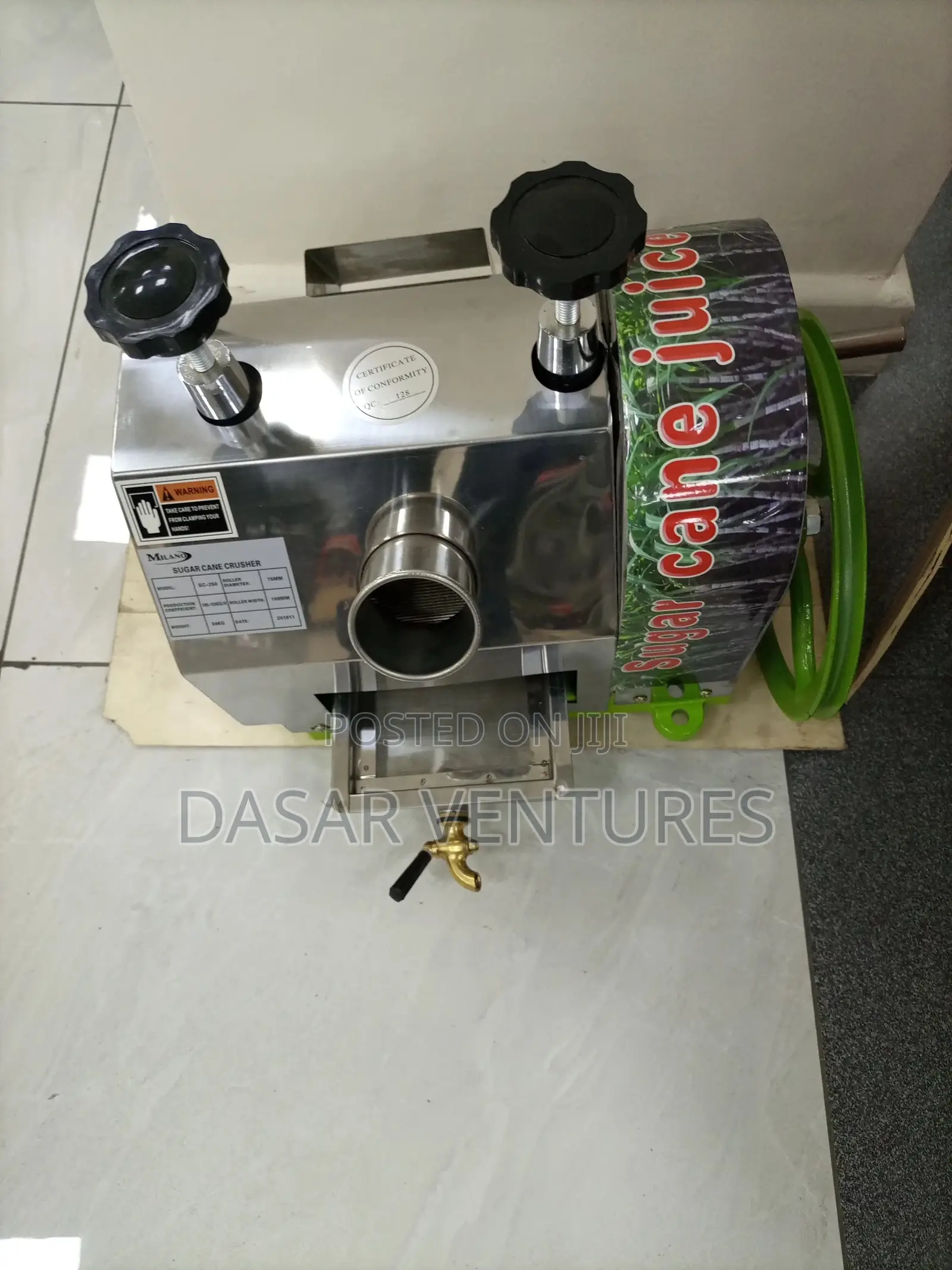 Manual Sugarcane Juice Extractor