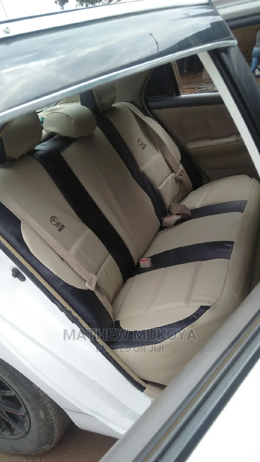 Black Blended With Beige Car Seat Covers