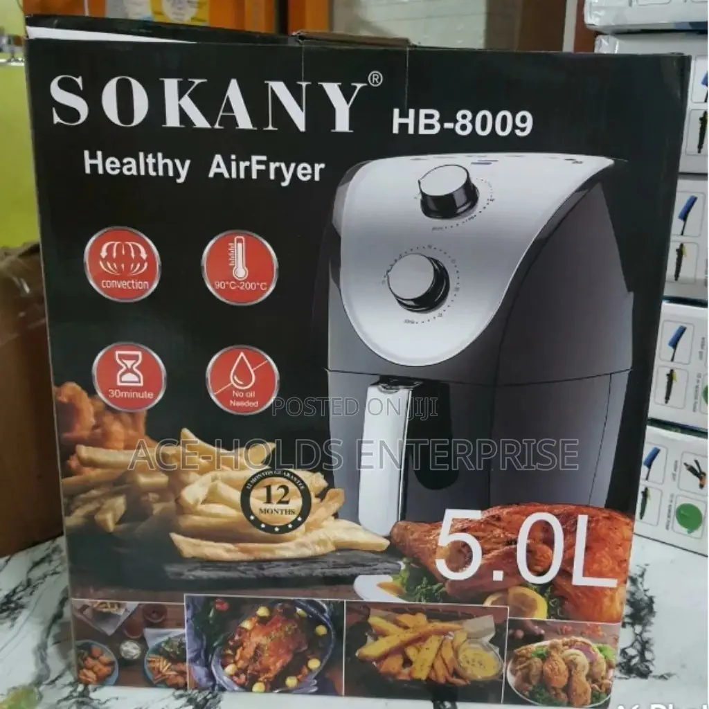 Air Fryer Sokany 5 Litres.