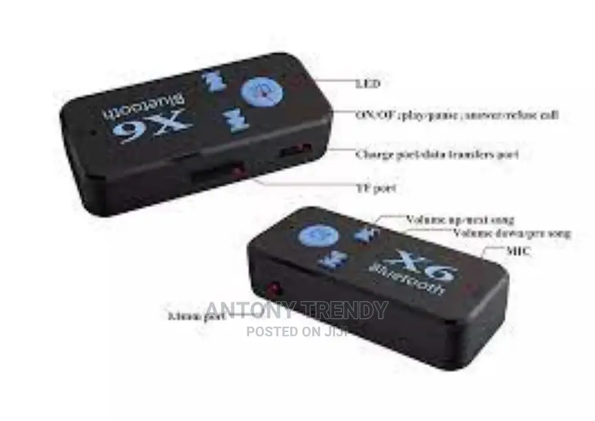 Built-In Noise Reduction Functionx6 Wireless Bluetooth