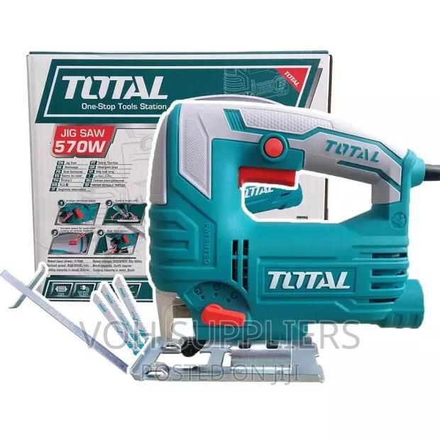 TOTAL Jigsaw 570W With 1set Carbon Brush 3pcs Blade - main view