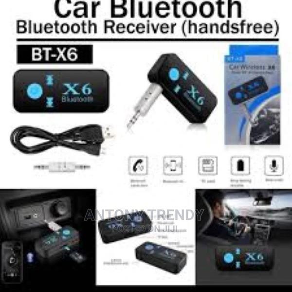X6 USB Bluetooth Aux Audio Receiver Adapter Handsfree Car Ki