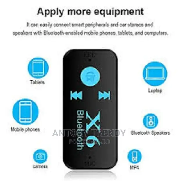 . The Music Receiverx6 Bluetooth Transmitter Aux Usb Car Pla