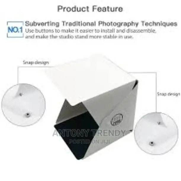 High Brightness Photo Studio Box With LED Light, PULUZ 20cm