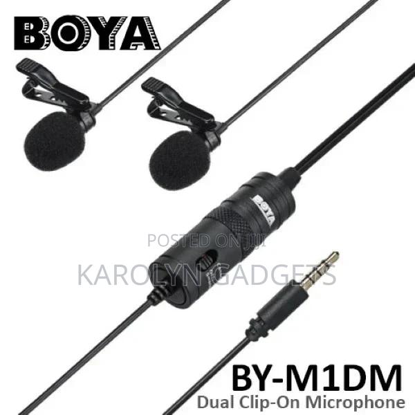 Boya BY-M1DM Dual-Head Lavalier Microphone - main view