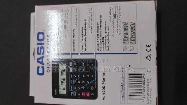 Casio Mj-120d Plus Desktop Calculator Mj 120d Plus Original - thumbnail 3