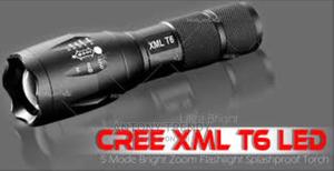 Rechargeable LED Flashlight XML T6 Outdoor Camping - thumbnail 2