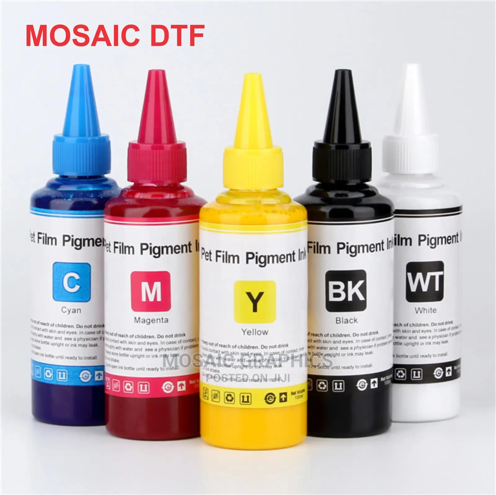 DTF INKS (NO CUT) Epson 100ml Printer Inks