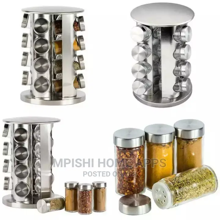 Spice Rack 16 Jars