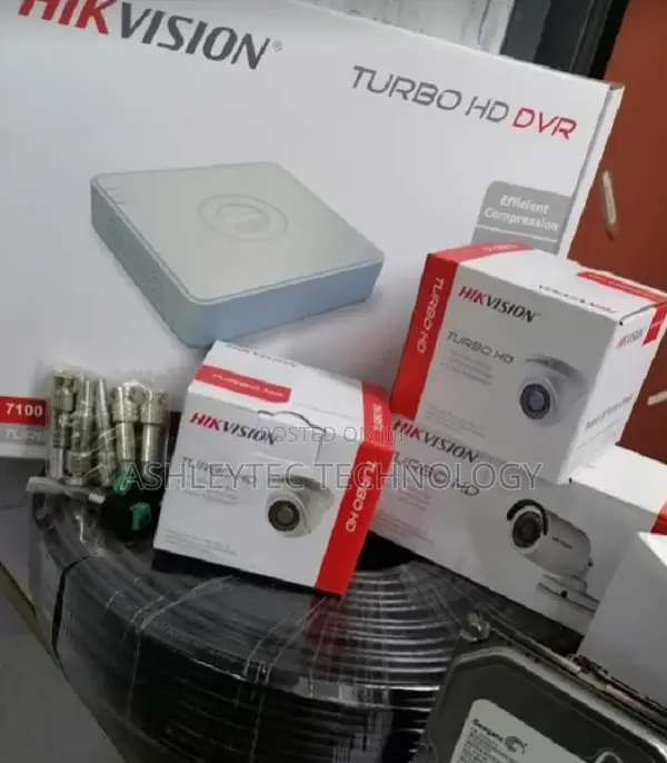 Hikvision Two 2 Complete CCTV Cameras System Package Sale +1