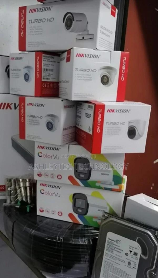 Four CCTV Complete Camera Hik Vision 720P