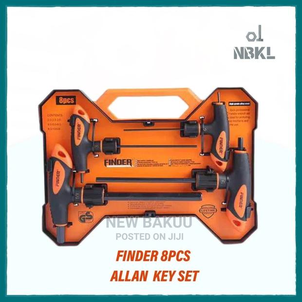 Finder 8pcs Hex Head Allen Key Set - main view