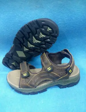 Fashion Casual Mens Open Leather Shoes Sandals