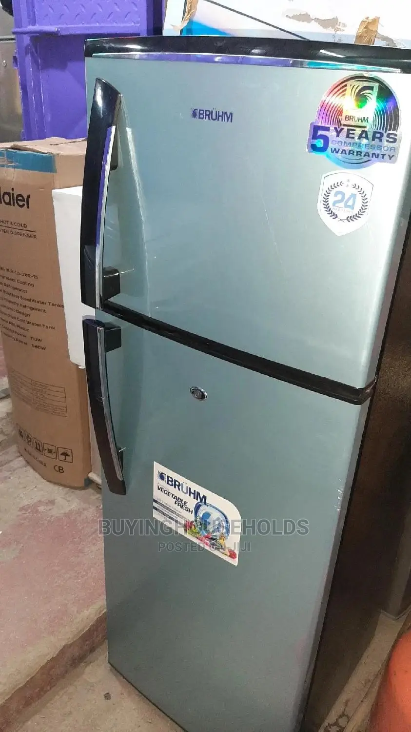 Bruhm Fridge Double Door 215 Litres