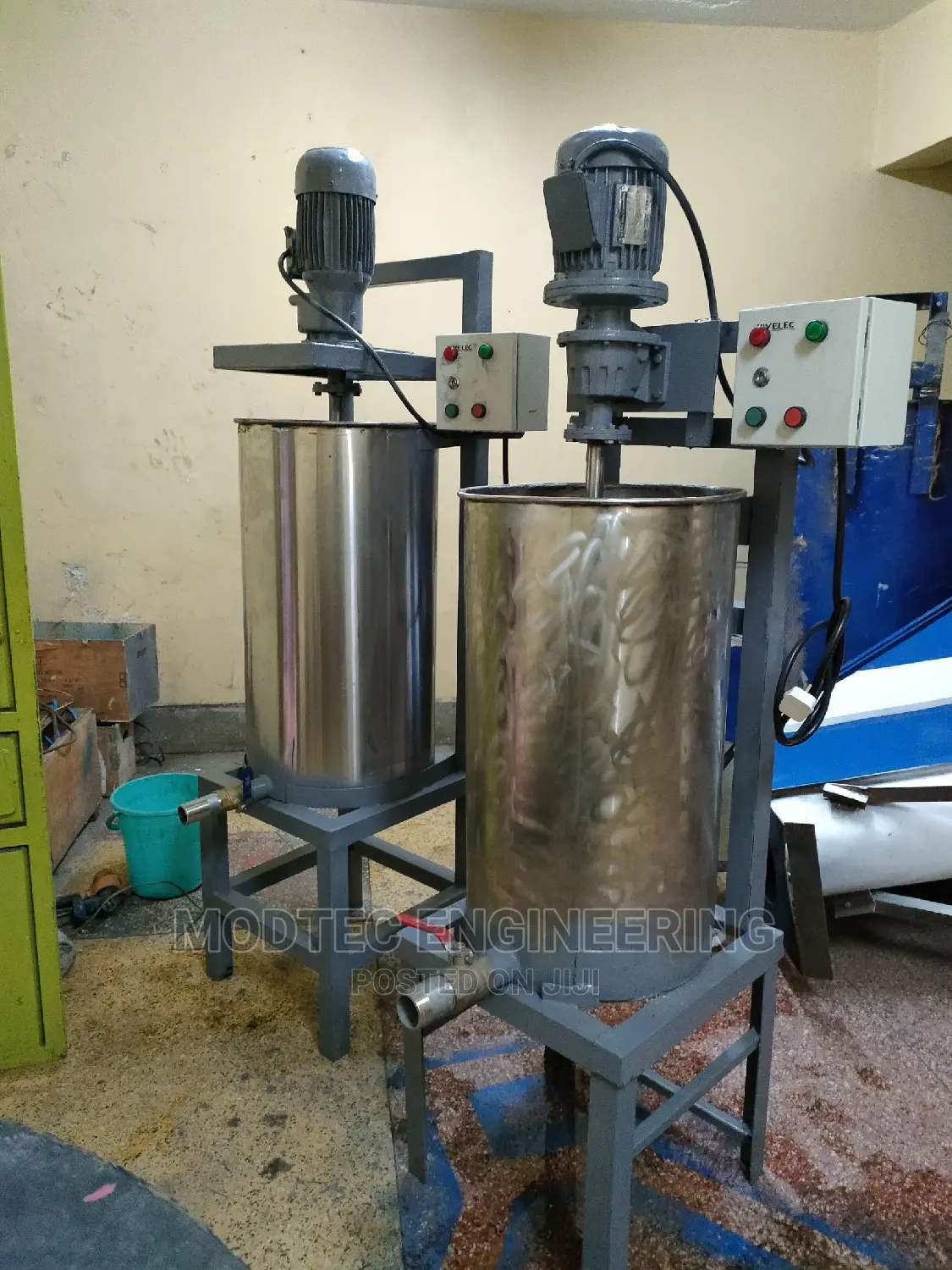 Modtec: New Geared Motor Liquid Soap Mixers